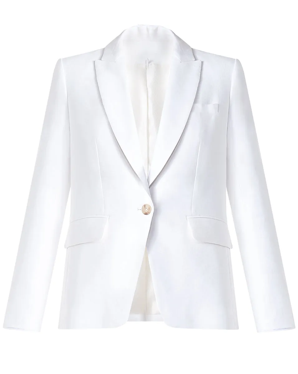 Schoolboy Linen Dickey Jacket sold by Veronica Beard product image thumbnail 4