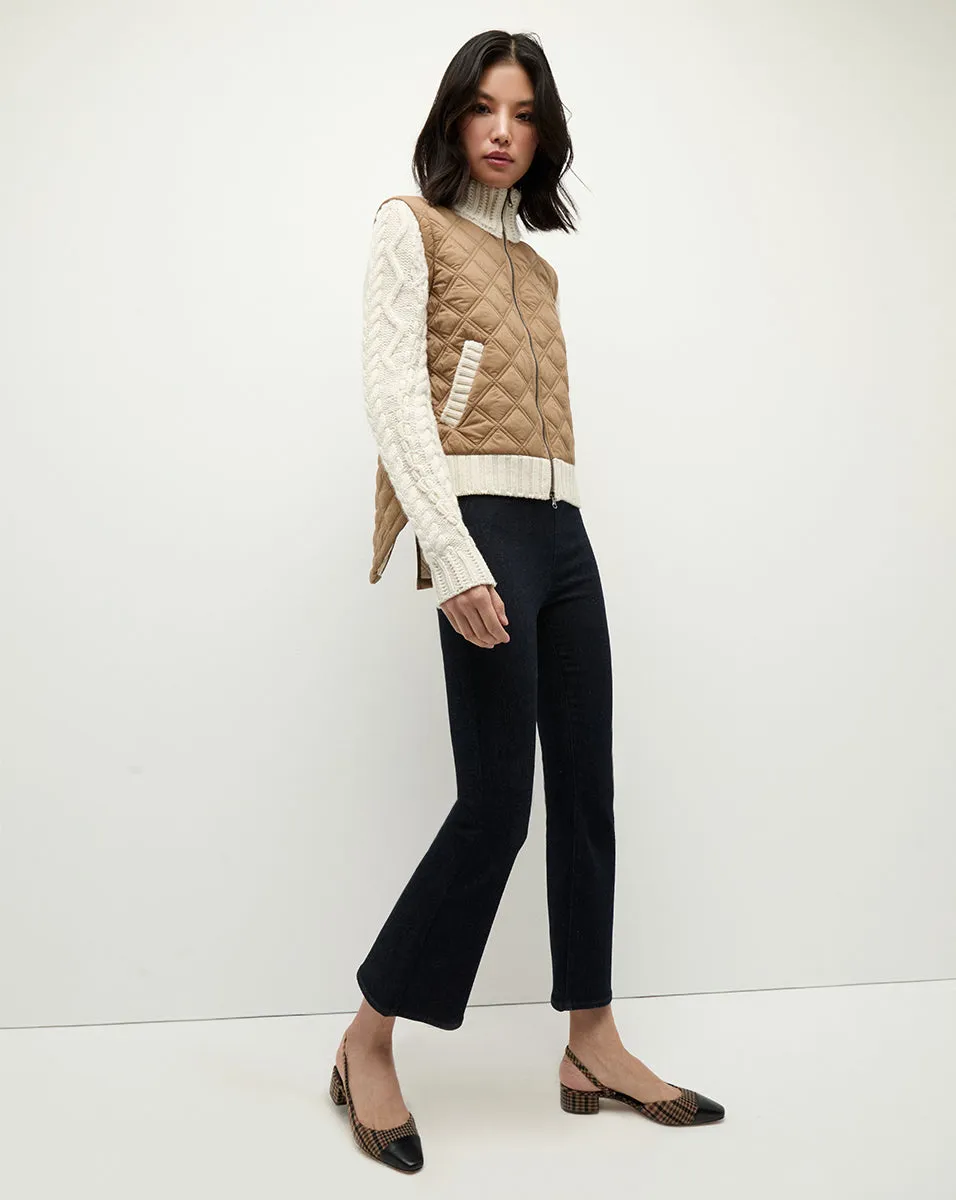 Patra Mixed-Media Jacket sold by Veronica Beard product image thumbnail 3