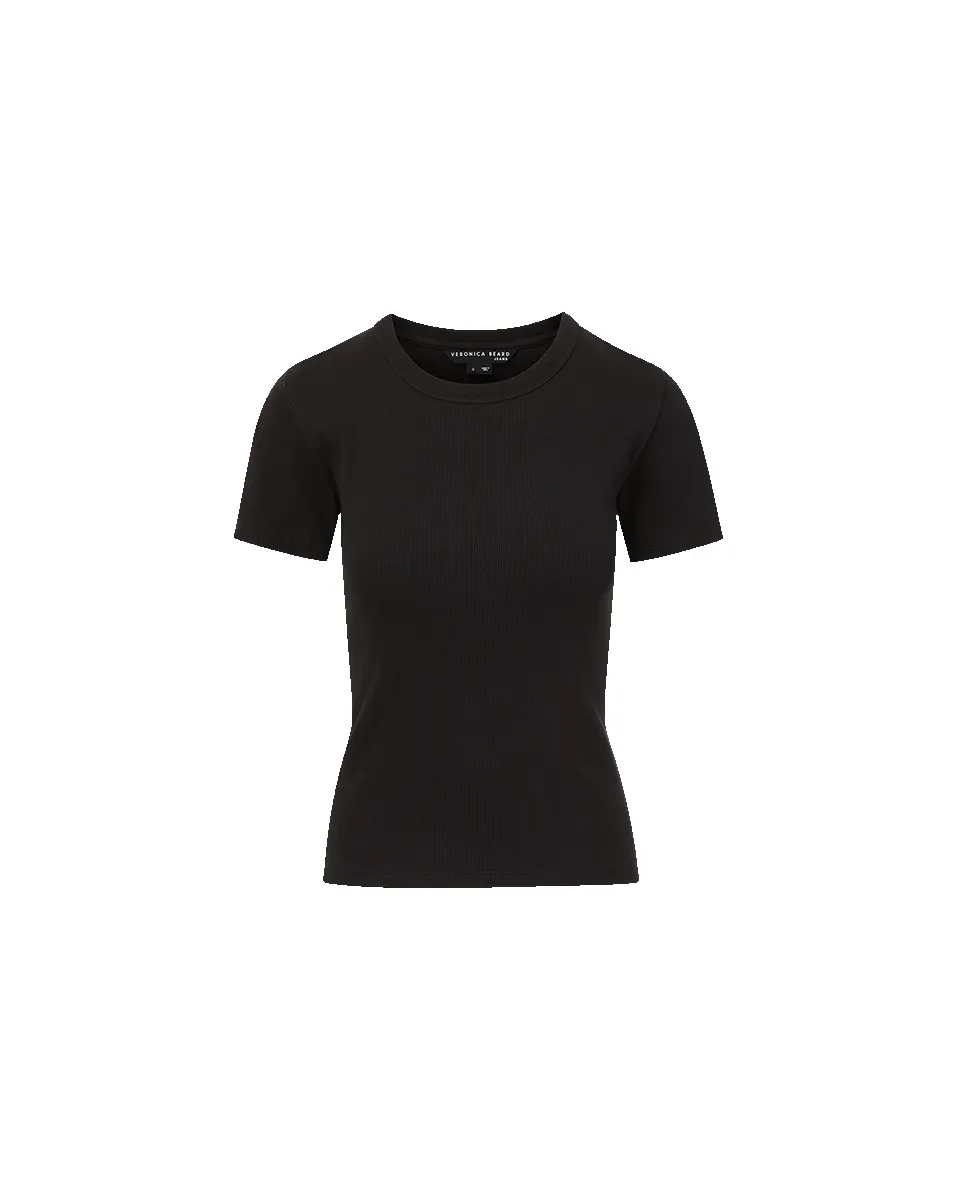 Pruitt Ribbed T-Shirt sold by Veronica Beard product image thumbnail 5