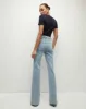 Crosbie Patch Pockets Slim Wide Leg Jean sold by Veronica Beard