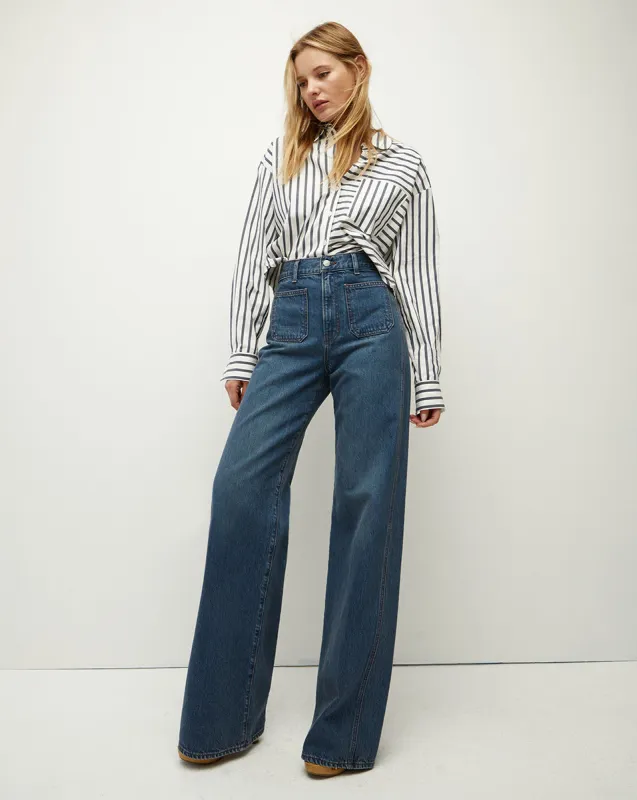Taylor Wide-Leg Jean sold by Veronica Beard