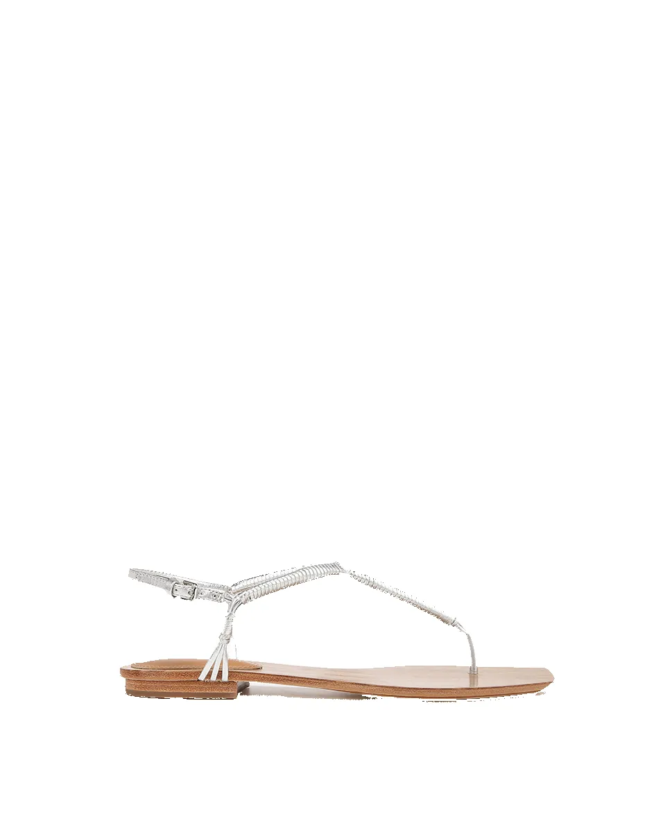 Amelia T-Strap Metallic Sandal sold by Veronica Beard product image thumbnail 5