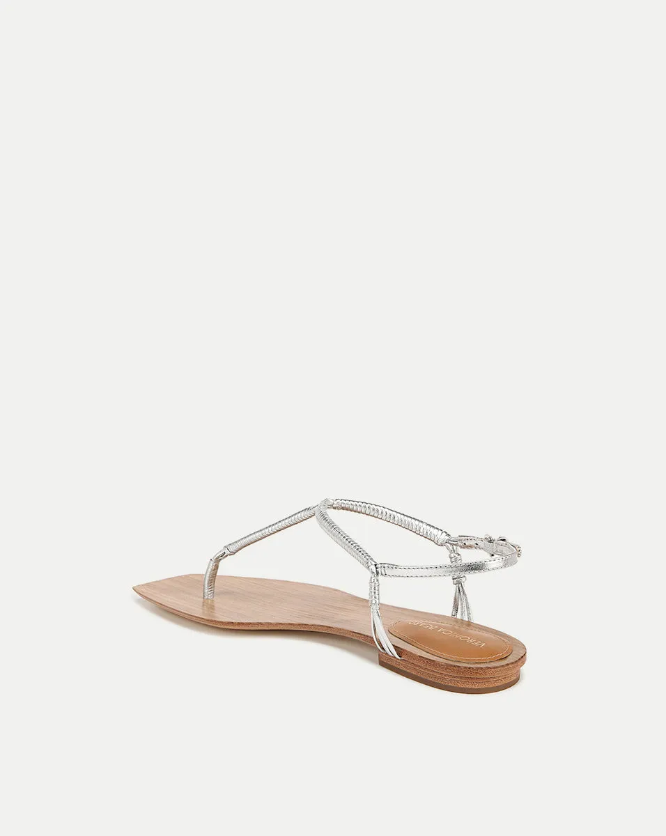 Amelia T-Strap Metallic Sandal sold by Veronica Beard product image thumbnail 4
