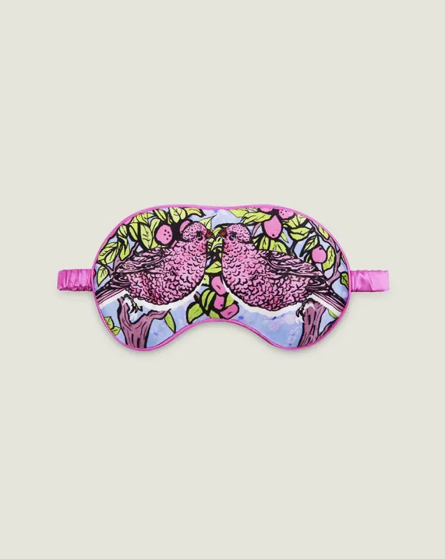 To Kiss A Mockingbird Silk Eye Mask sold by Veronica Beard