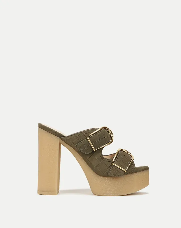 Garrick Platform Sandal sold by Veronica Beard