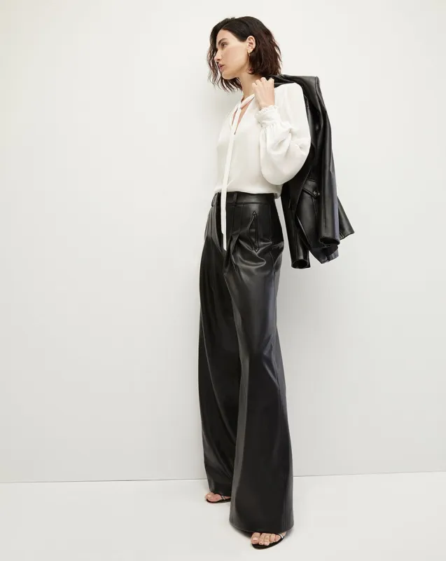 Rennert Vegan Leather Pant made by Veronica Beard