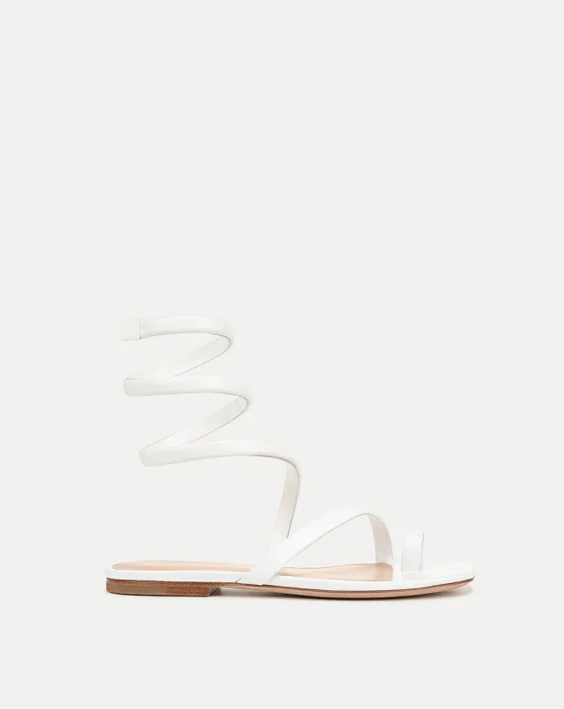 Allura Ankle-Wrap Sandal sold by Veronica Beard