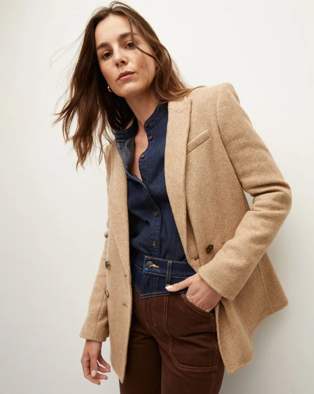 Oria Herringbone Jacket sold by Veronica Beard