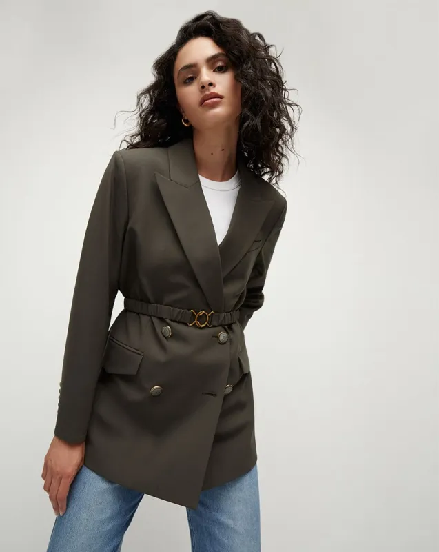 Hutchinson Boyfriend Dickey Jacket sold by Veronica Beard