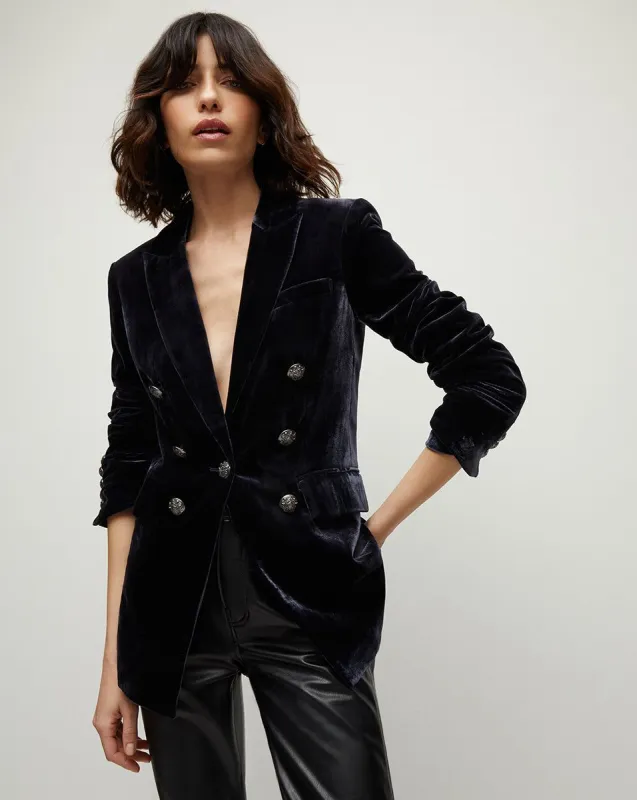 Gaya Velvet Dickey Jacket sold by Veronica Beard