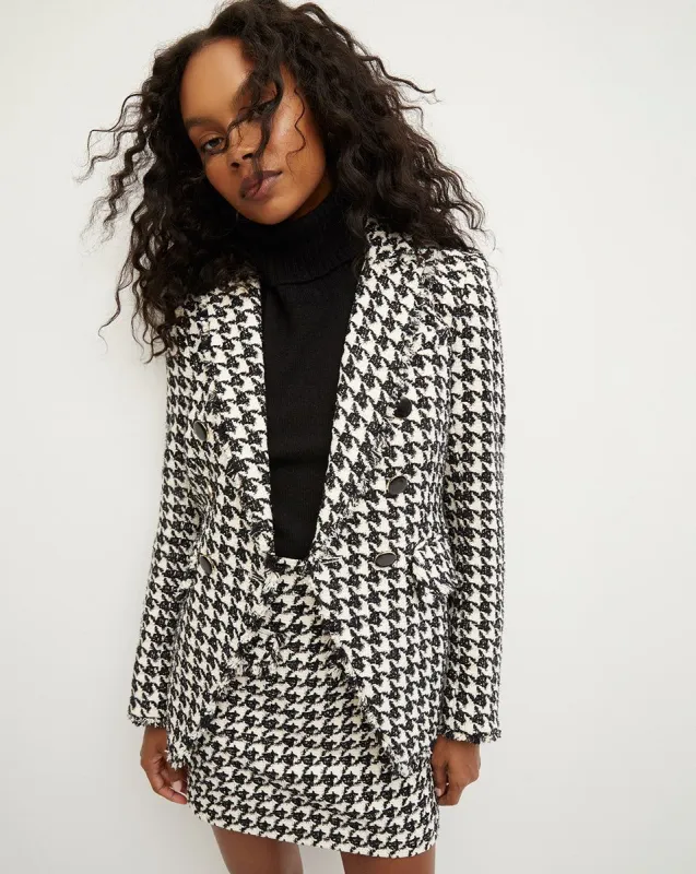 Miller Houndstooth Dickey Jacket sold by Veronica Beard
