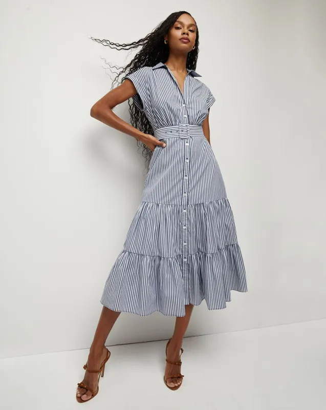 Vanessa Striped Dress sold by Veronica Beard