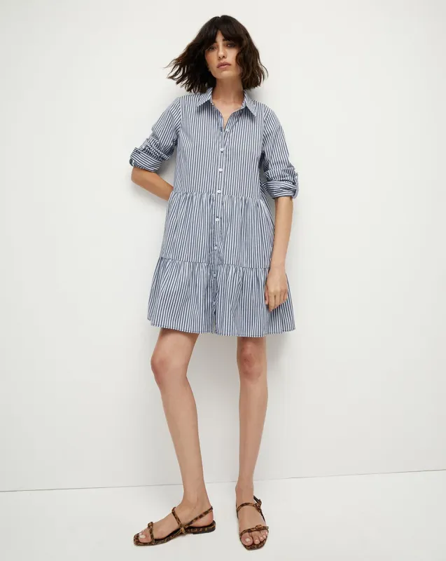 Jemila Striped Shirtdress sold by Veronica Beard