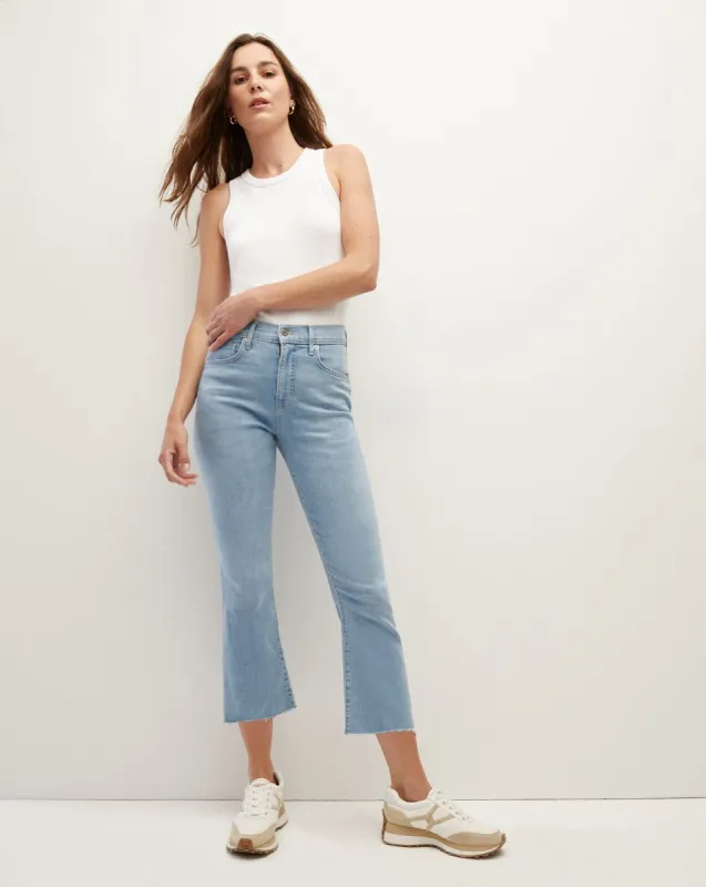Carly Kick-Flare Jean | Raw Hem sold by Veronica Beard