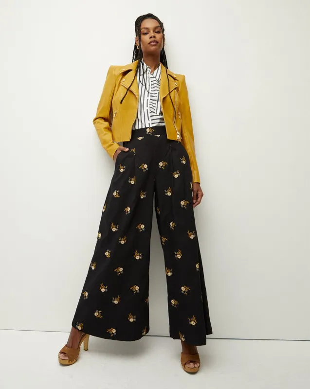 Lamar Leather Moto Jacket sold by Veronica Beard