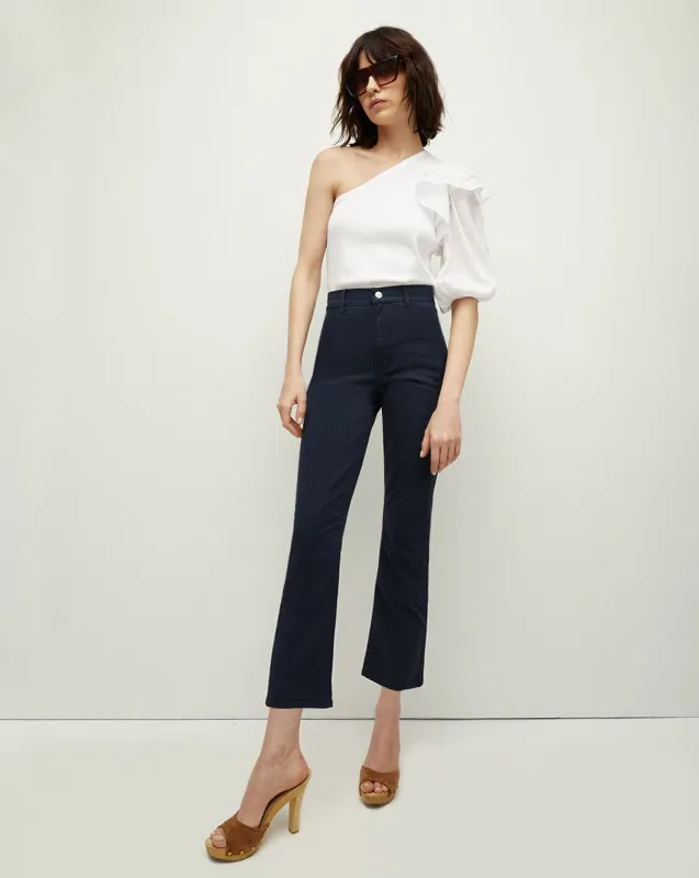Carly Kick-Flare Pant | Slant Pockets sold by Veronica Beard