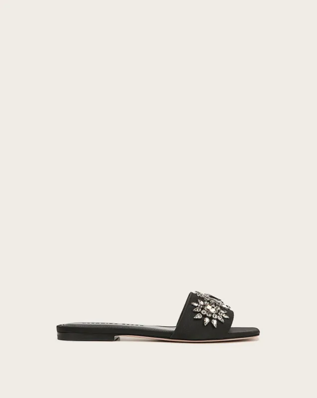 Maggie Embellished Flat Sandal sold by Veronica Beard