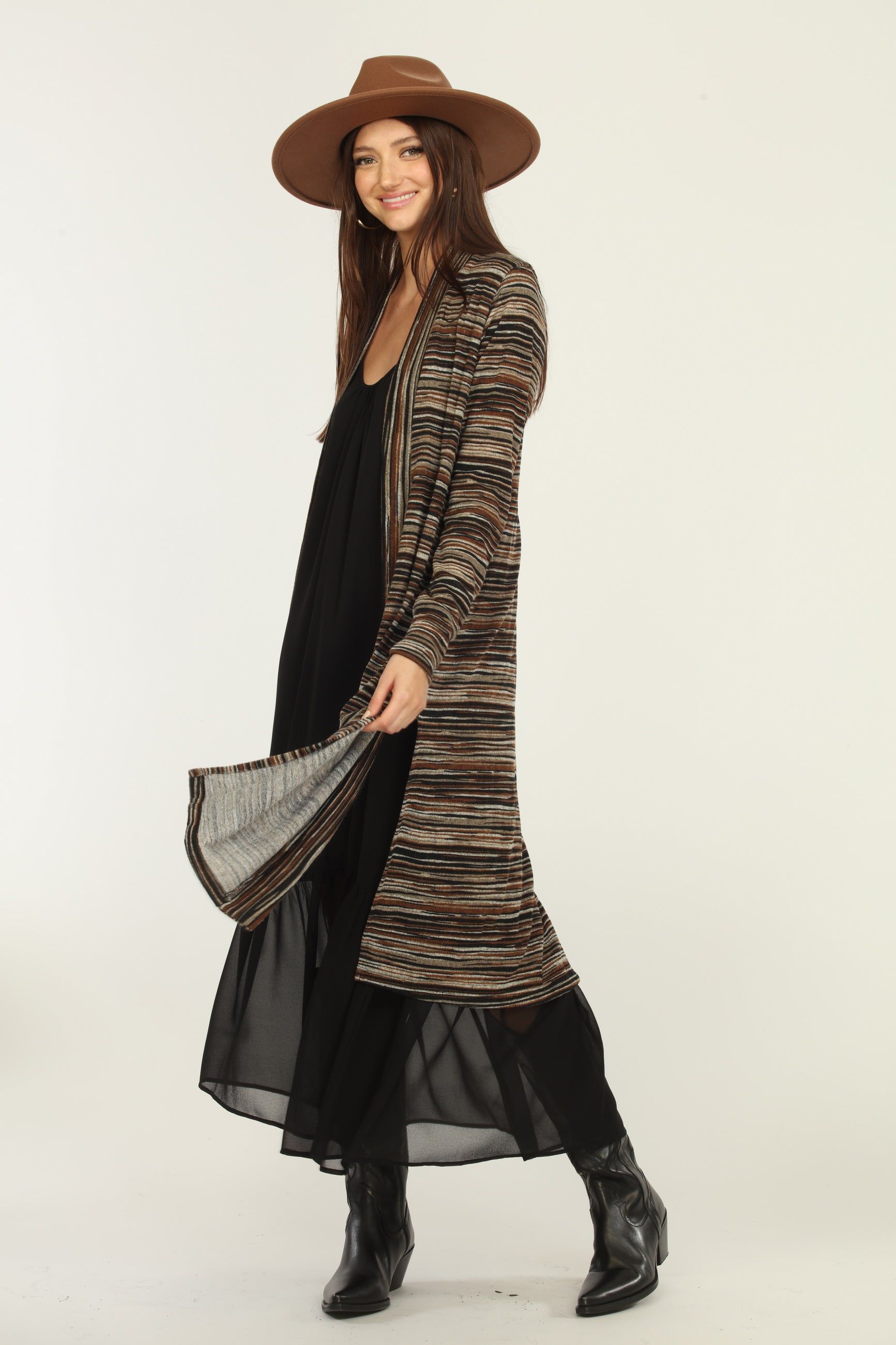 Hadley Stripe Midi Cardigan-FINAL SALE sold by Veronica M product image thumbnail 5