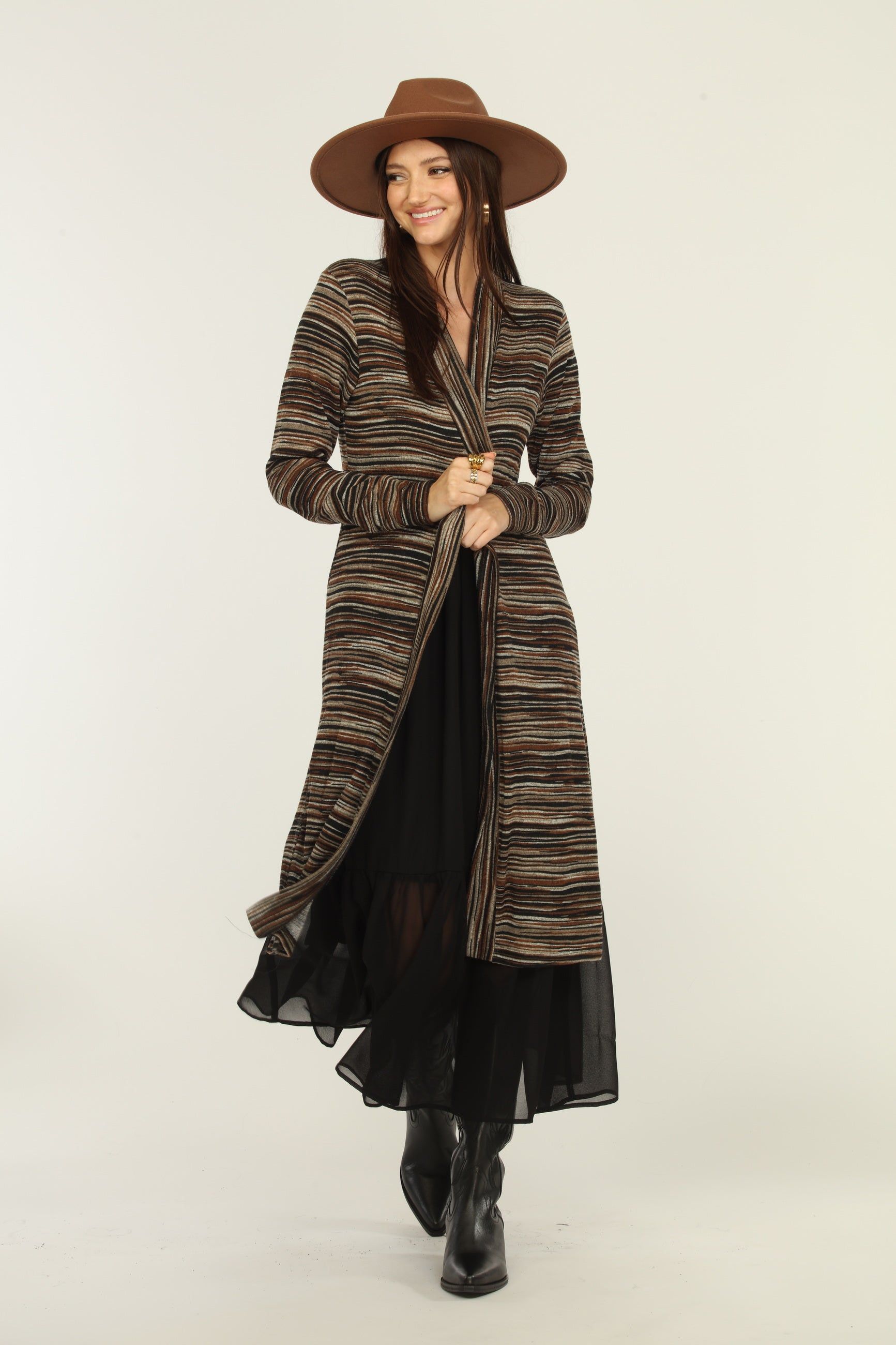 Hadley Stripe Midi Cardigan-FINAL SALE sold by Veronica M