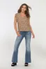 Level 99 Dahlia Mid Rise Flare Jeans - Medium Wash-FINAL SALE sold by Veronica M