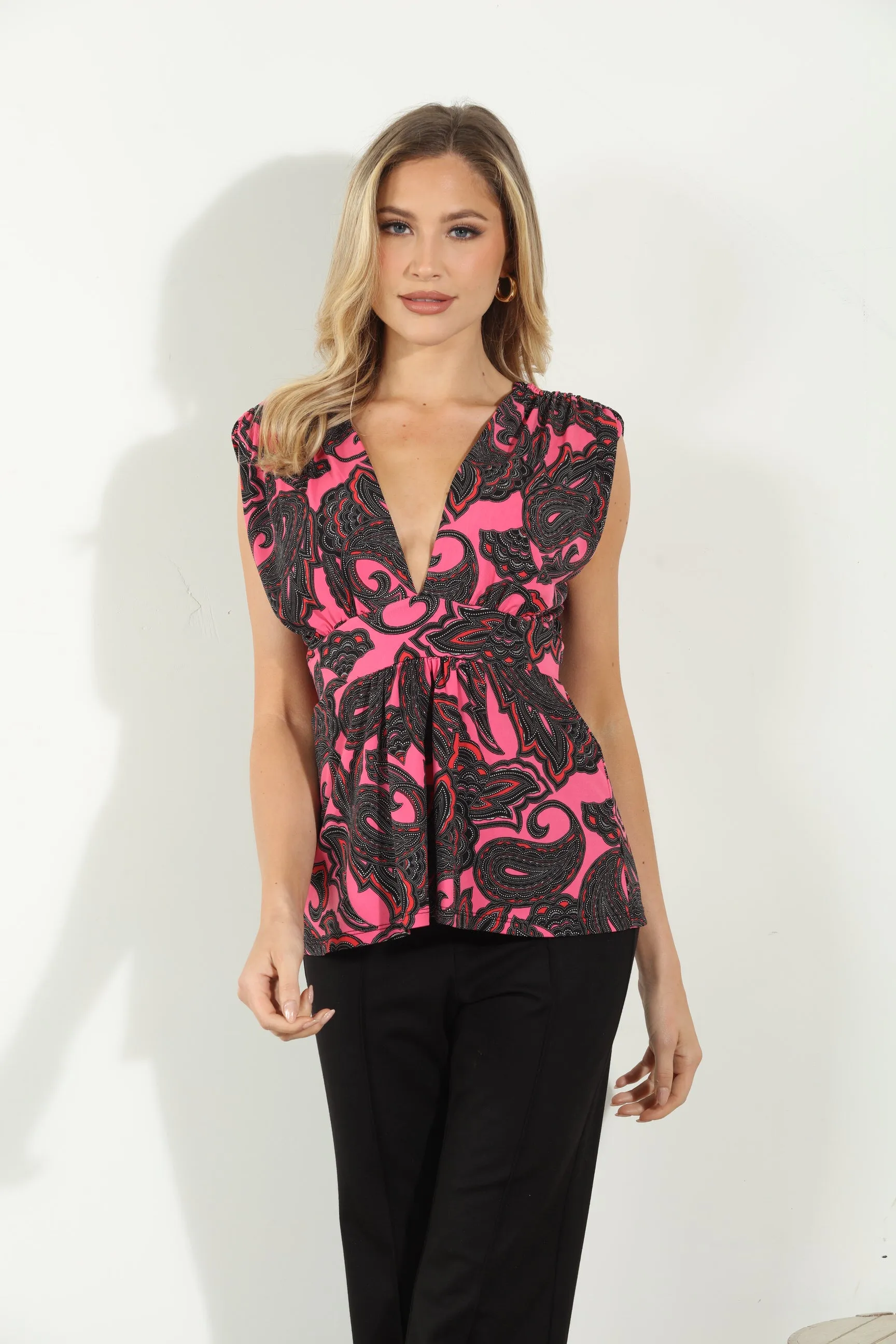 Zinna Deep V Tank-FINAL SALE sold by Veronica M product image thumbnail 4