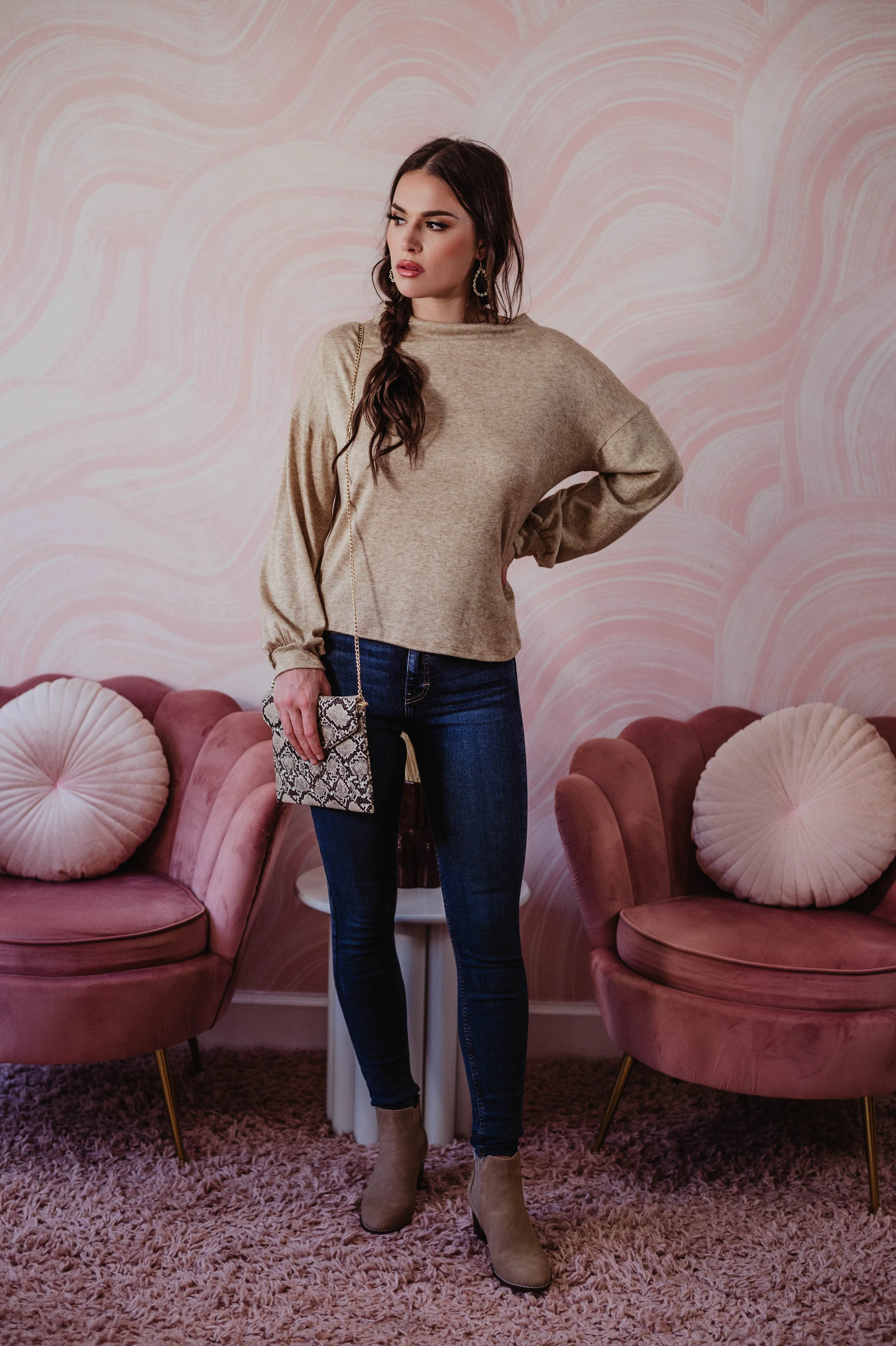 Mid-Rise Medium Wash Skinny Jeans - FINAL SALE sold by Veronica M product image thumbnail 2