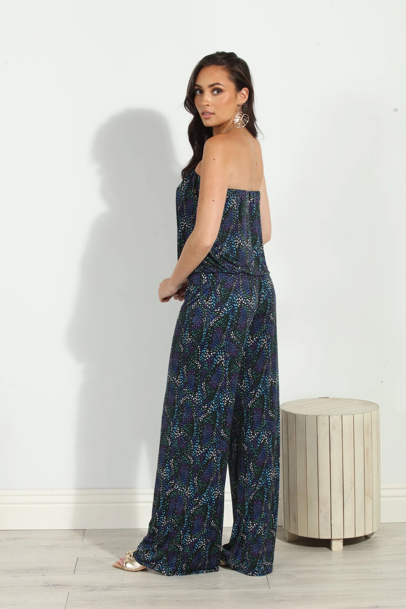 Zayne Stretch Strapless Dropwaist Jumpsuit-FINAL SALE sold by Veronica M product image thumbnail 2