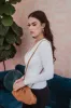 White Lined V-Neck Top-BEST SELLER sold by Veronica M