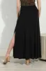 Black Tie Stretch Maxi Skirt-BEST SELLER sold by Veronica M