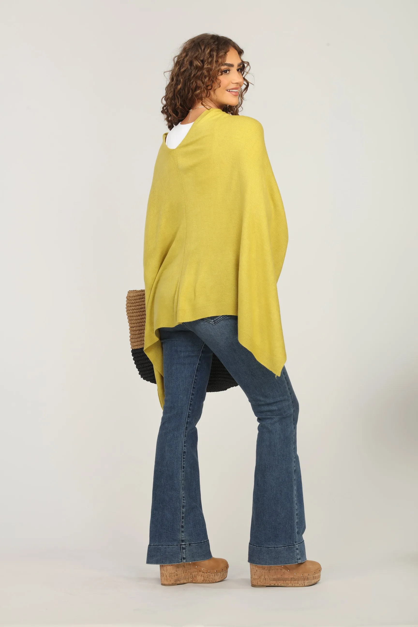 Lime Green Throw-On Poncho-BEST SELLER sold by Veronica M product image thumbnail 2