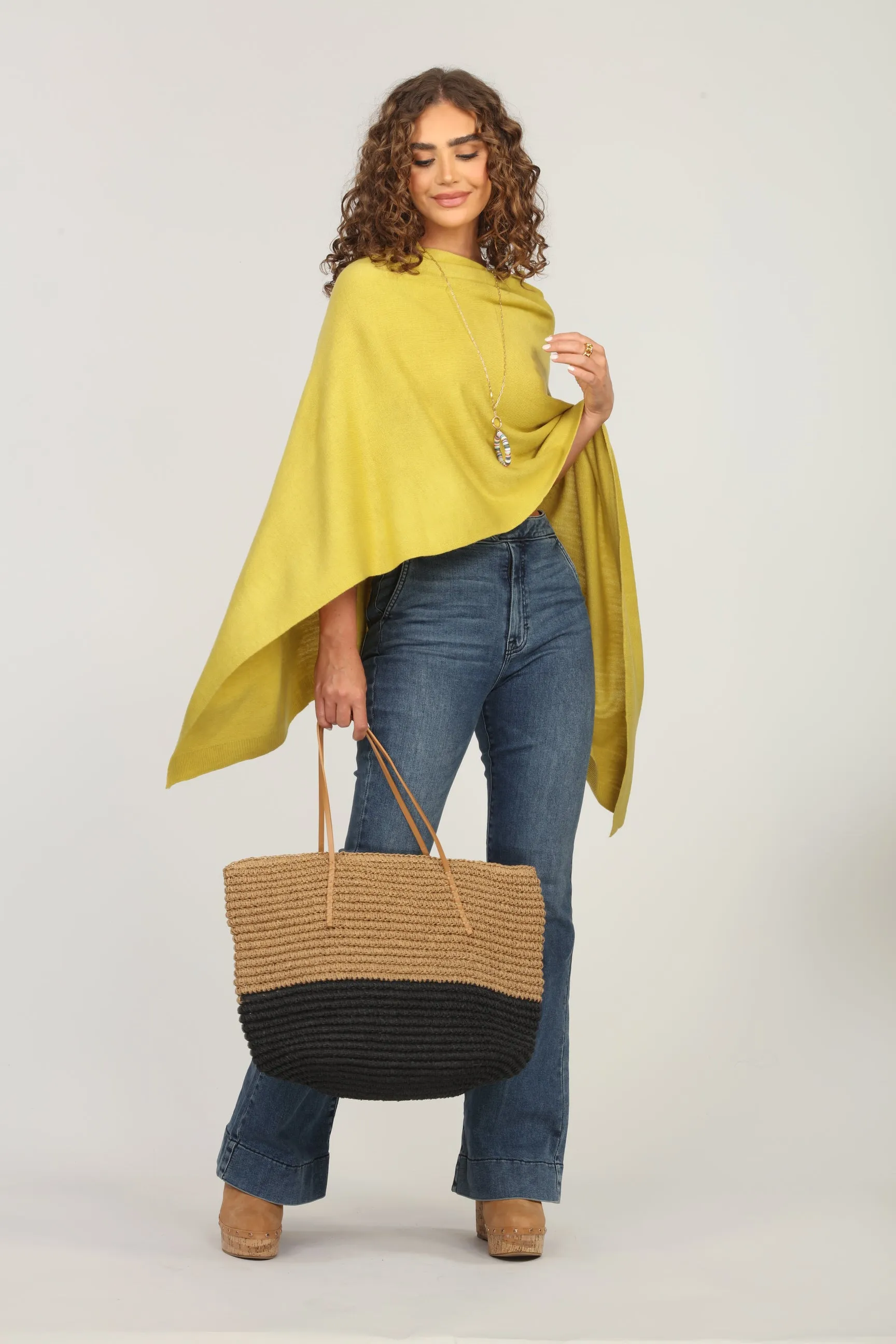 Lime Green Throw-On Poncho-BEST SELLER sold by Veronica M product image thumbnail 5