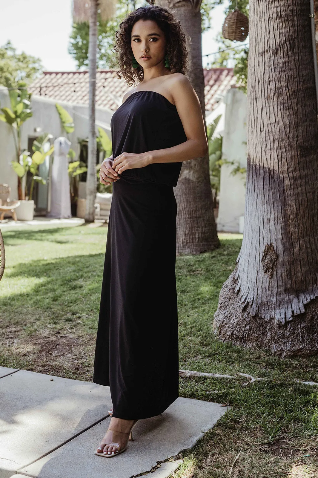 Classic Black Stretch Maxi Skirt-BEST SELLER sold by Veronica M product image thumbnail 4