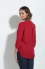 Burgundy Surplice Blouse -FINAL SALE sold by Veronica M