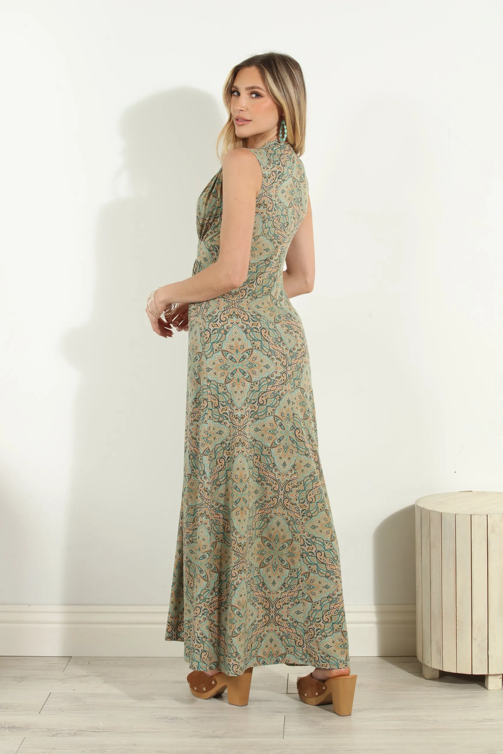 Neema Stretch V-Neck Maxi Dress-FINAL SALE sold by Veronica M product image thumbnail 2