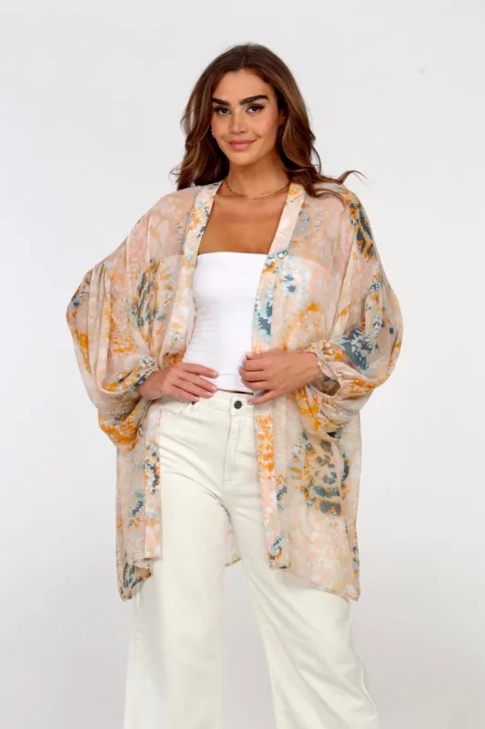 Jessia Chiffon Kimono-FINAL SALE sold by Veronica M