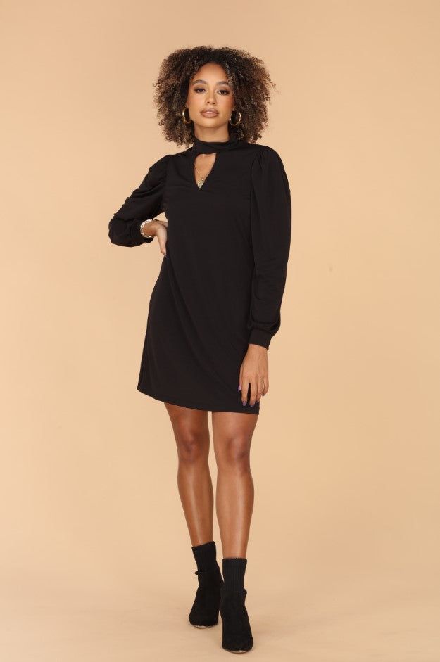 Black Keyhole ITY Dress- FINAL SALE sold by Veronica M product image thumbnail 3