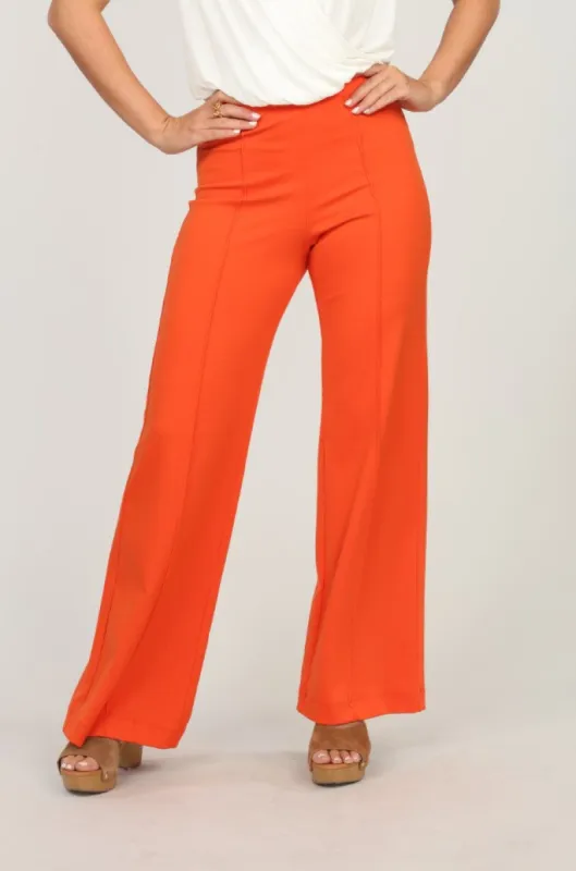 Mandarin Ponti Flare Leg Pants-FINAL SALE sold by Veronica M