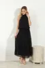 Black Chiffon Ruffle Midi Skirt-BEST SELLER sold by Veronica M