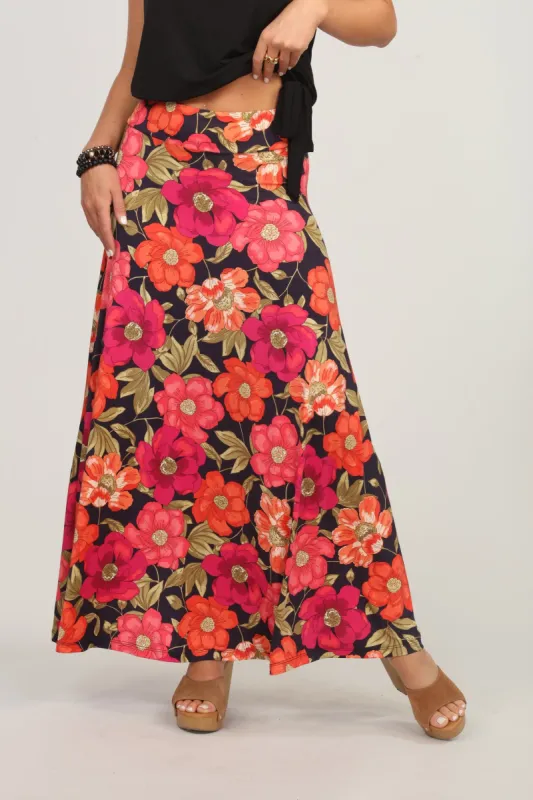 Zamba Floral Stretch Maxi Skirt- FINAL SALE sold by Veronica M