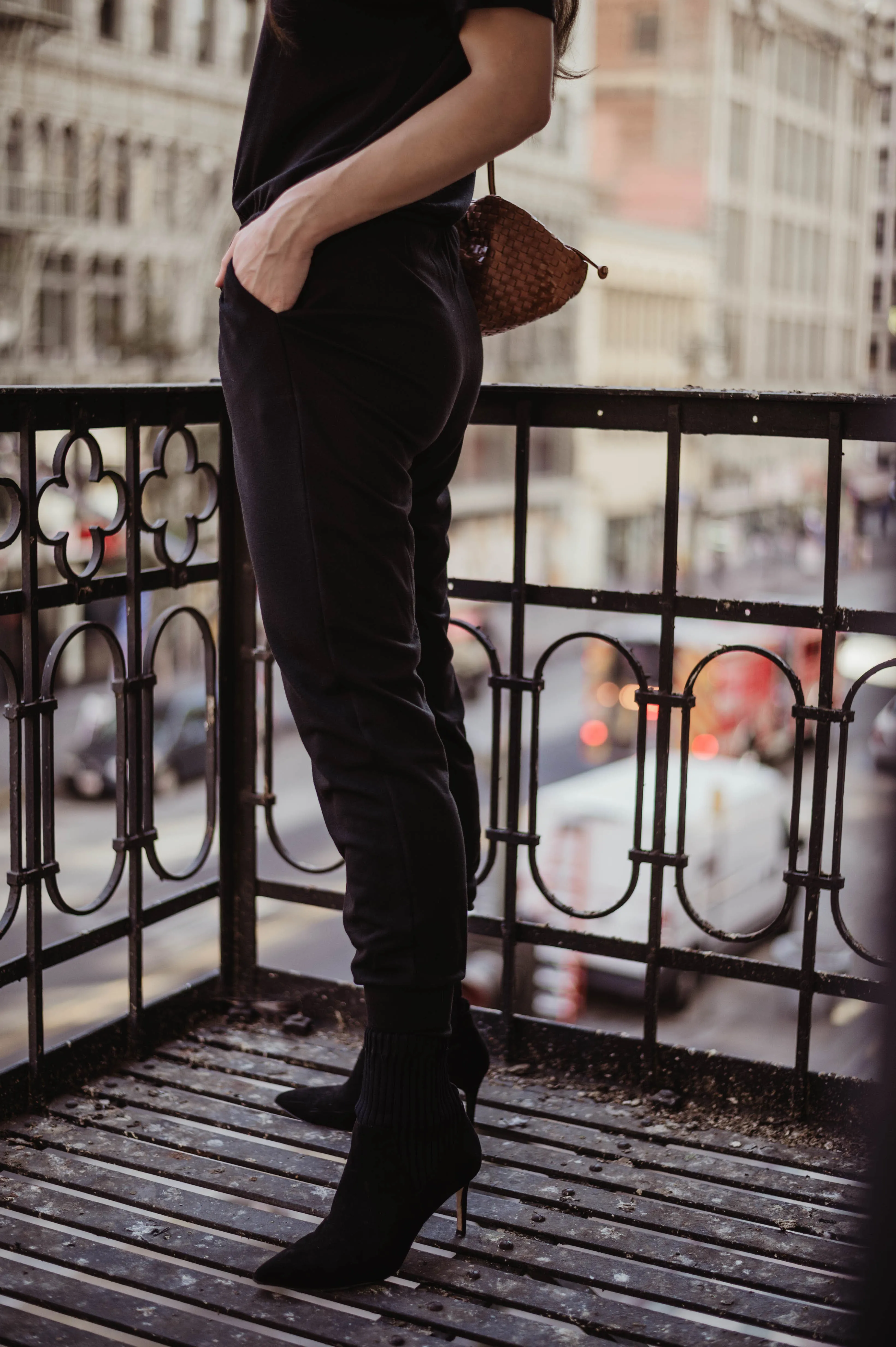 Soft Feel French Terry Jumpsuit-Black - BEST SELLER sold by Veronica M product image thumbnail 3