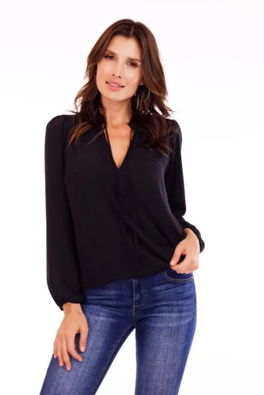 Onyx Surplice Blouse-BEST SELLER sold by Veronica M