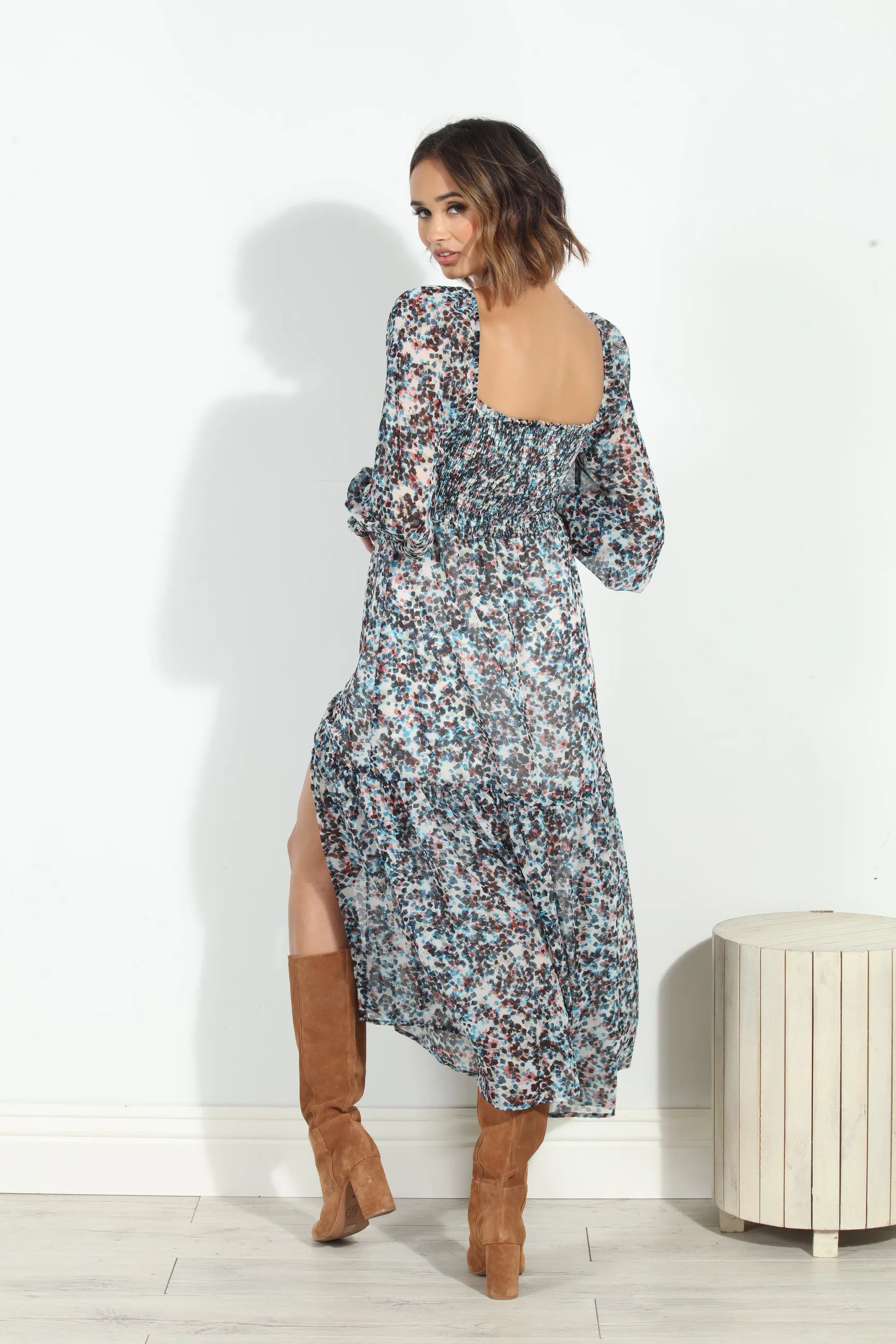 Lucila Smocked Midi Dress-FINAL SALE sold by Veronica M product image thumbnail 2