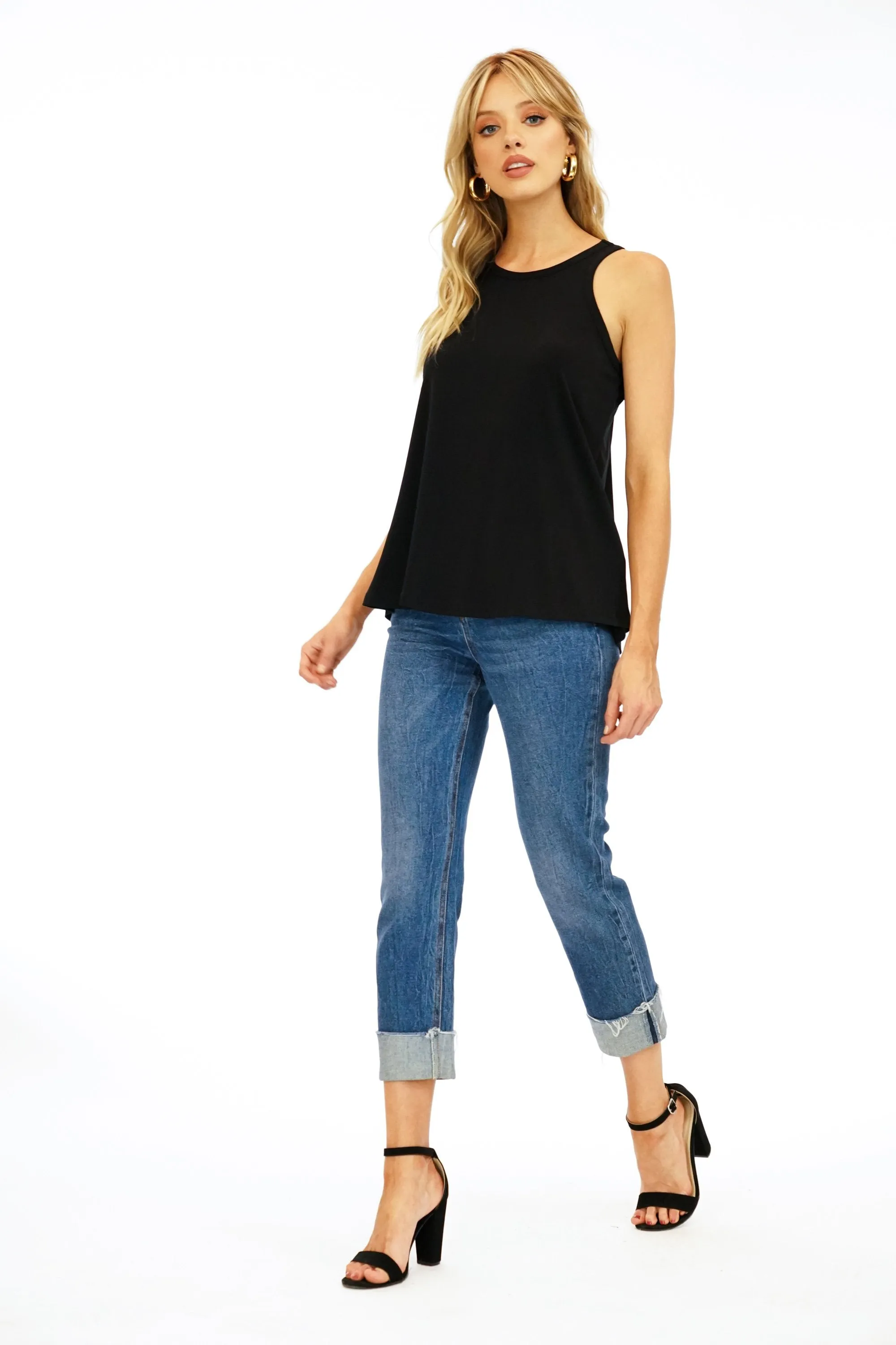 Black Stretch Swing Tank-Best Seller sold by Veronica M product image thumbnail 2