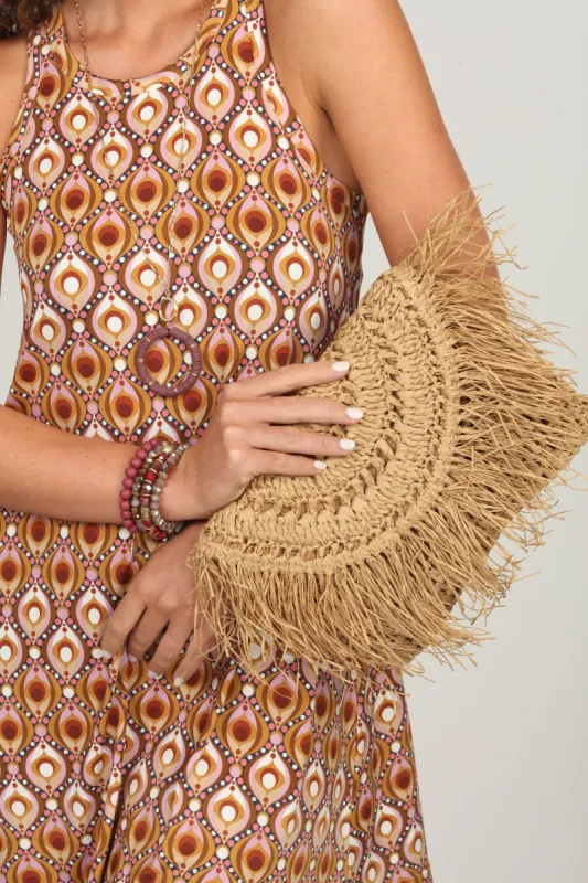Los Cabos Raffia Clutch-FINAL SALE sold by Veronica M