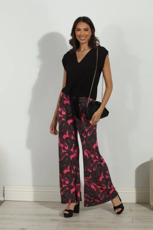 Zinna Stretch Wide Leg Pants-FINAL SALE sold by Veronica M