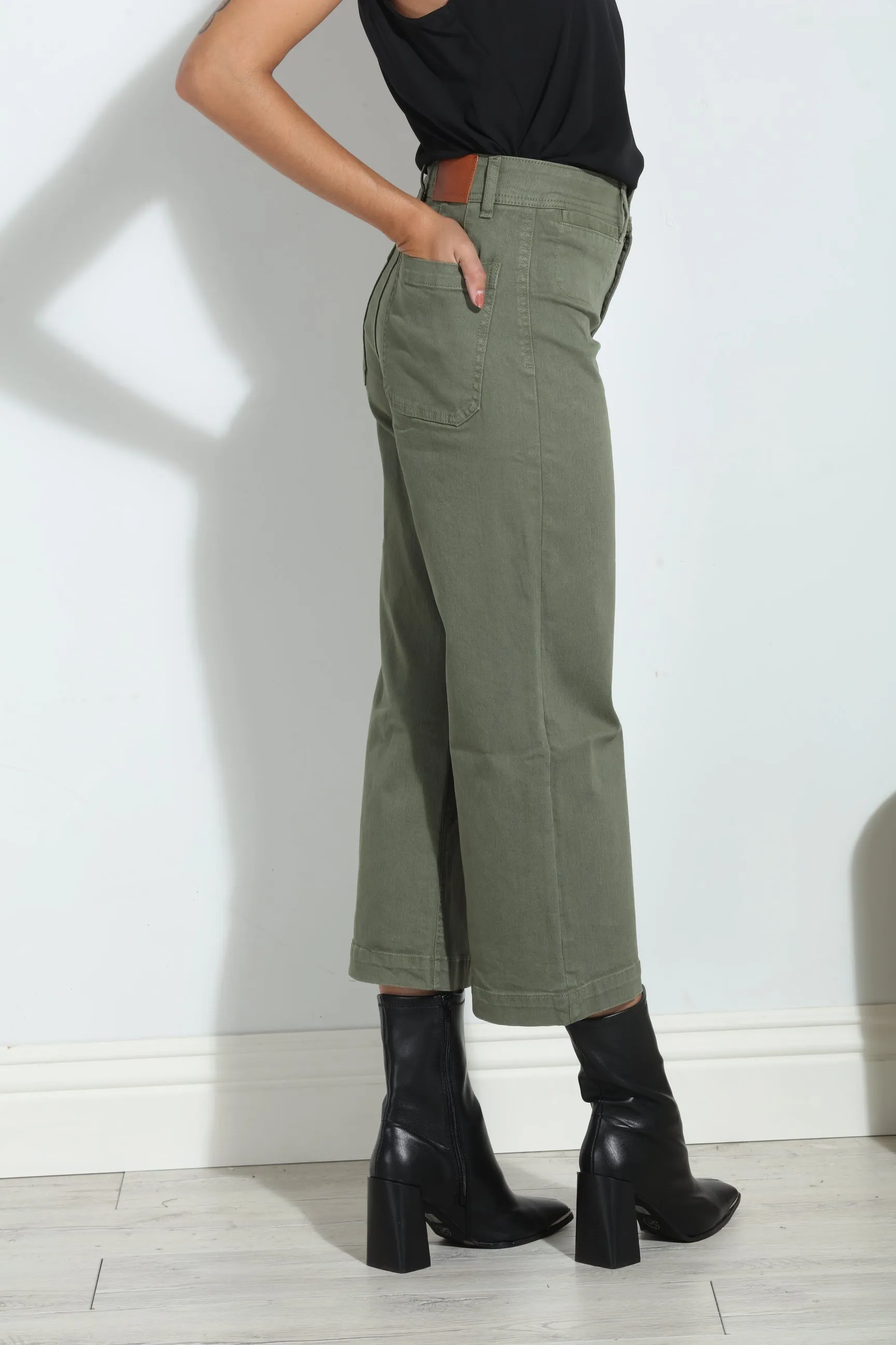 Unpublished Gemma Olive Cropped Pant-FINAL SALE sold by Veronica M product image thumbnail 4