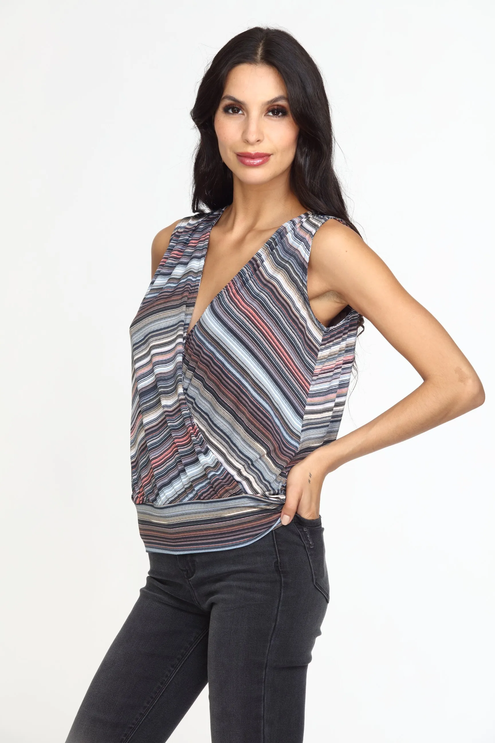 Guadalupe Stretch Surplice Top-FINAL SALE sold by Veronica M product image thumbnail 3