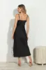 Black Satin Bias Midi Dress-FINAL SALE sold by Veronica M