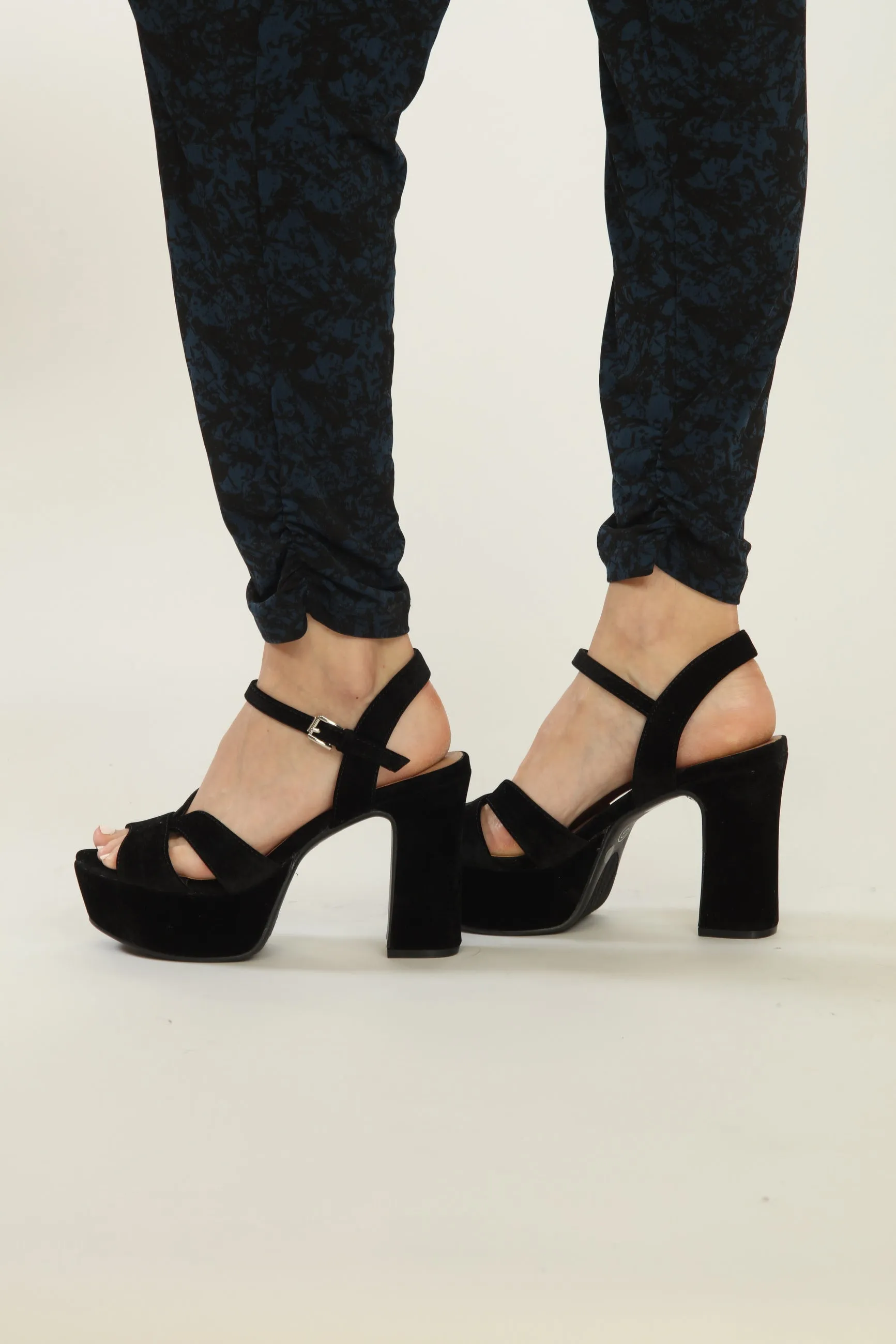 Chinese Laundry Daydreamer Black Suede Platform Heels-FINAL SALE sold by Veronica M product image thumbnail 2