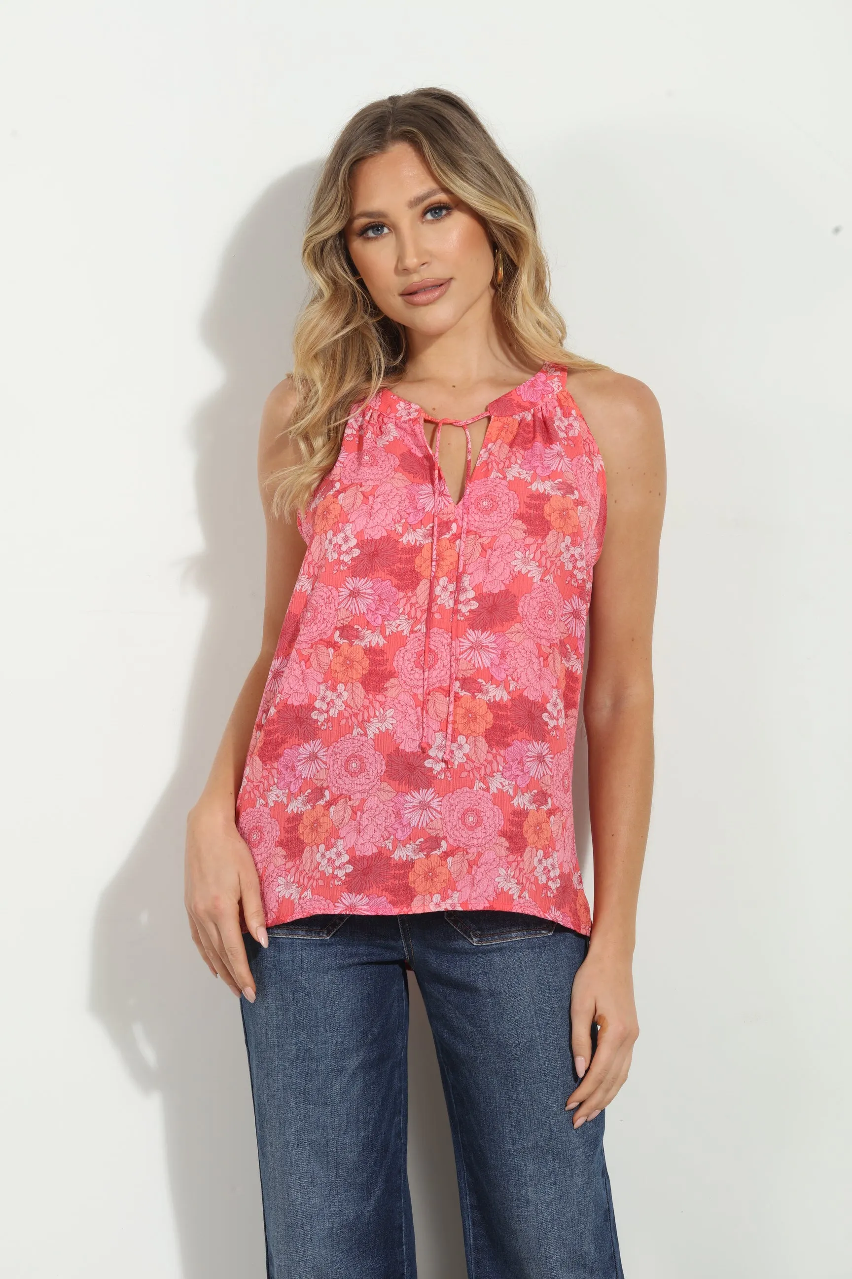 Syrus Split Neck Halter Top- FINAL SALE sold by Veronica M product image thumbnail 4